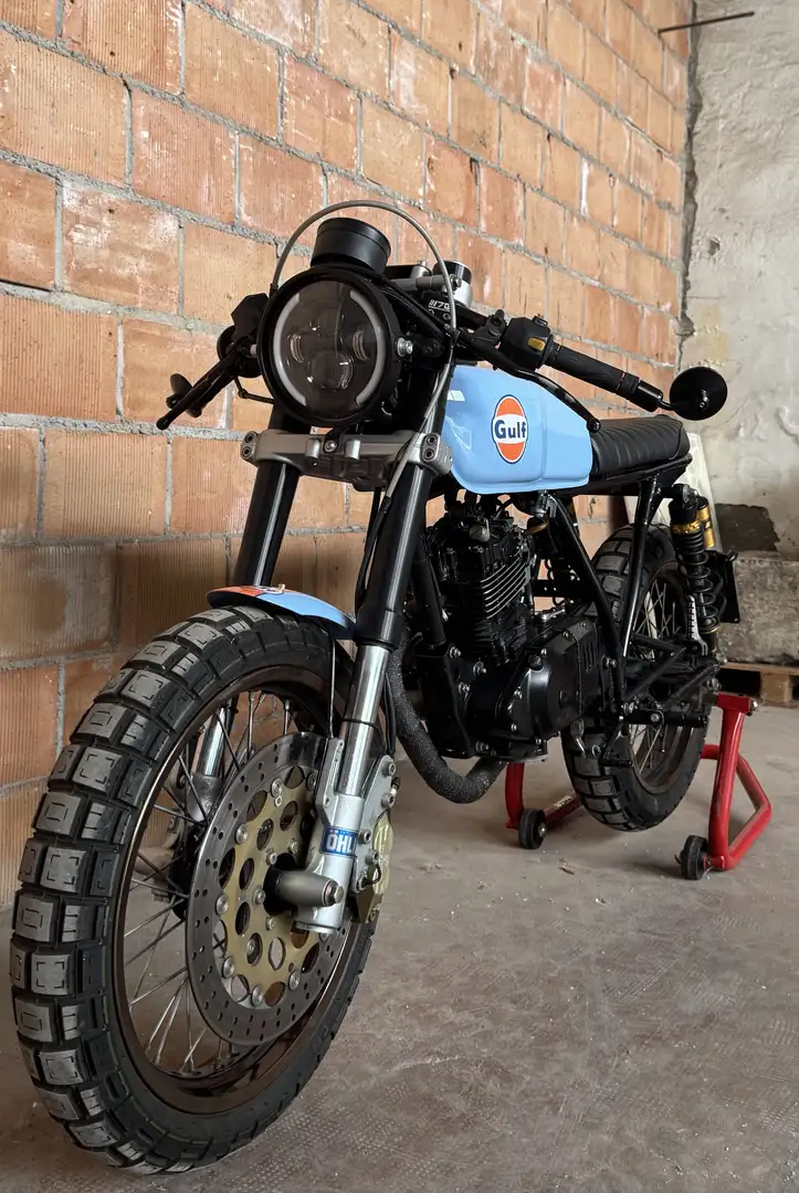 Mash Seventyfive 125 cafe racer Bleu - 2