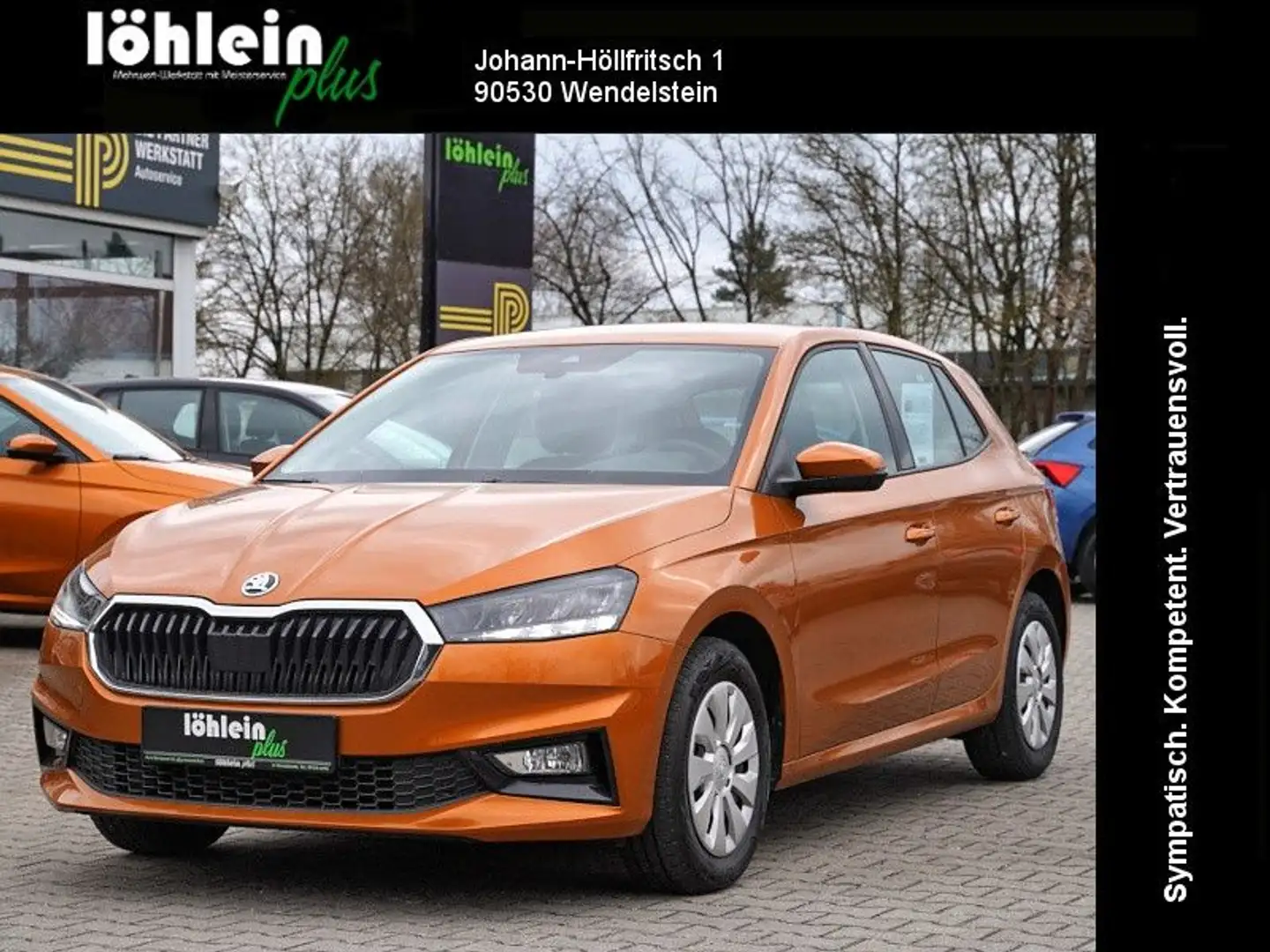 Skoda Fabia Selection* PDC+SHZ+TEMPOM.+KLIMA Orange - 1
