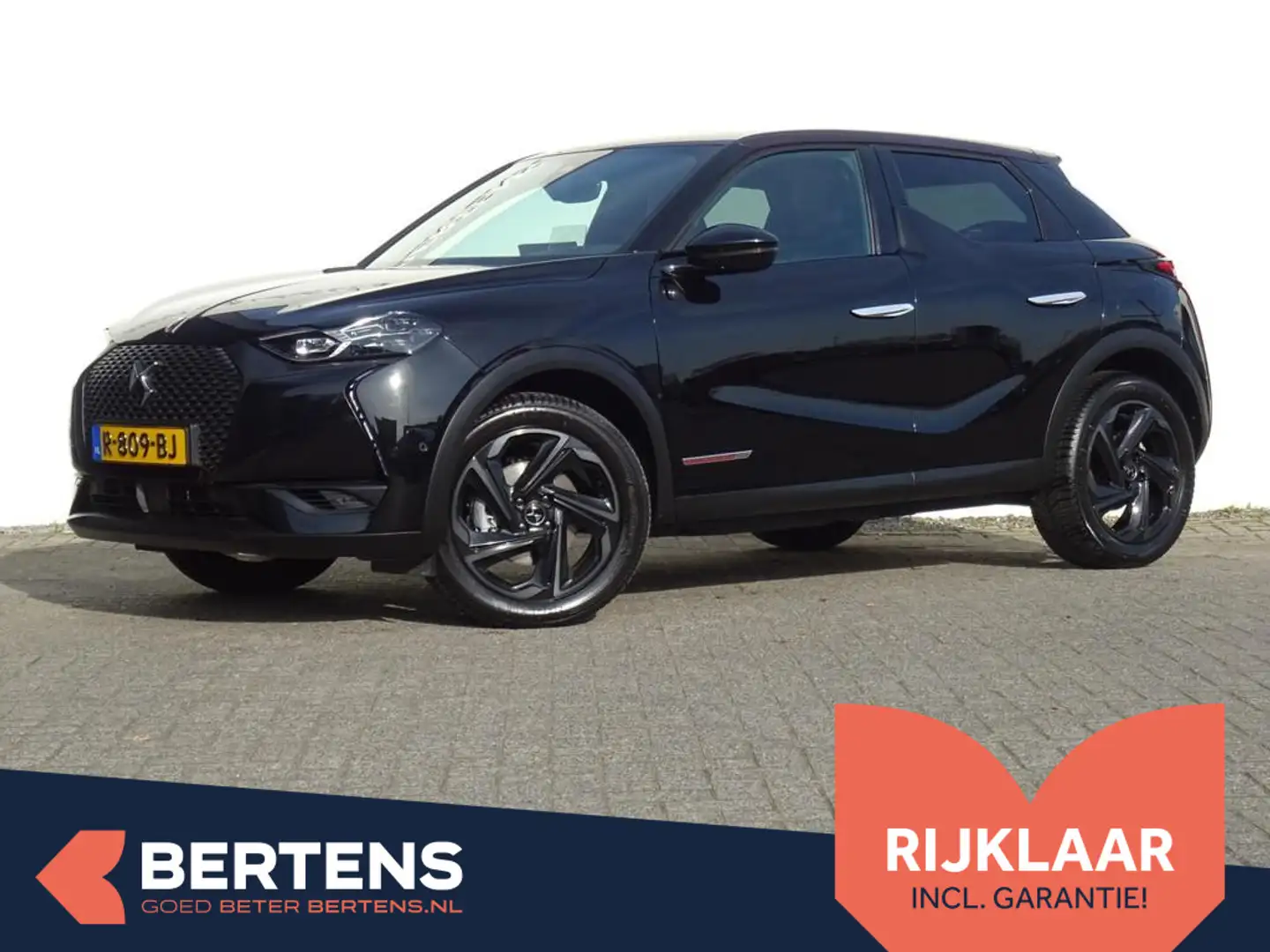 DS Automobiles DS 3 Crossback 1.2 PT 155 La Premiere | Leder | Trekhaak | Parkee Zwart - 1