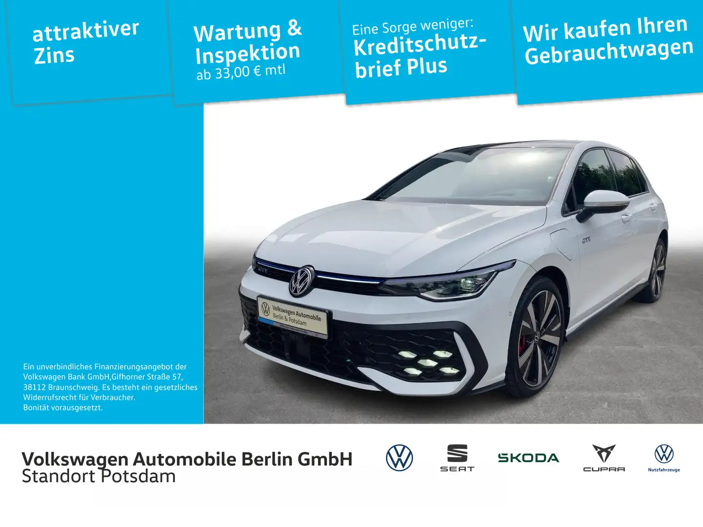 Volkswagen Golf GTE VIII 1.5 eHybrid GTE Blanco - 1