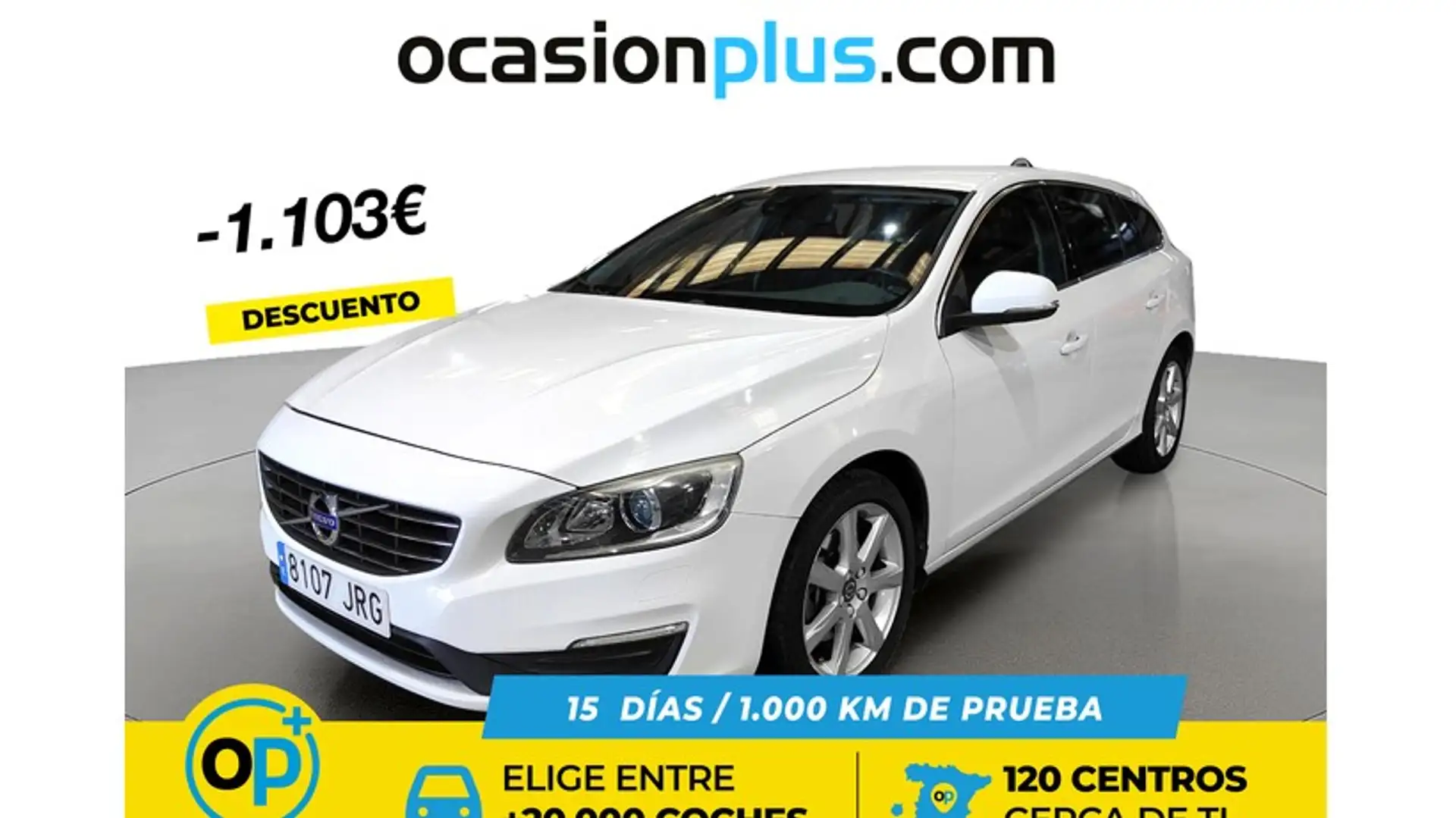 Volvo V60 D3 Momentum Aut. 150 Blanco - 1