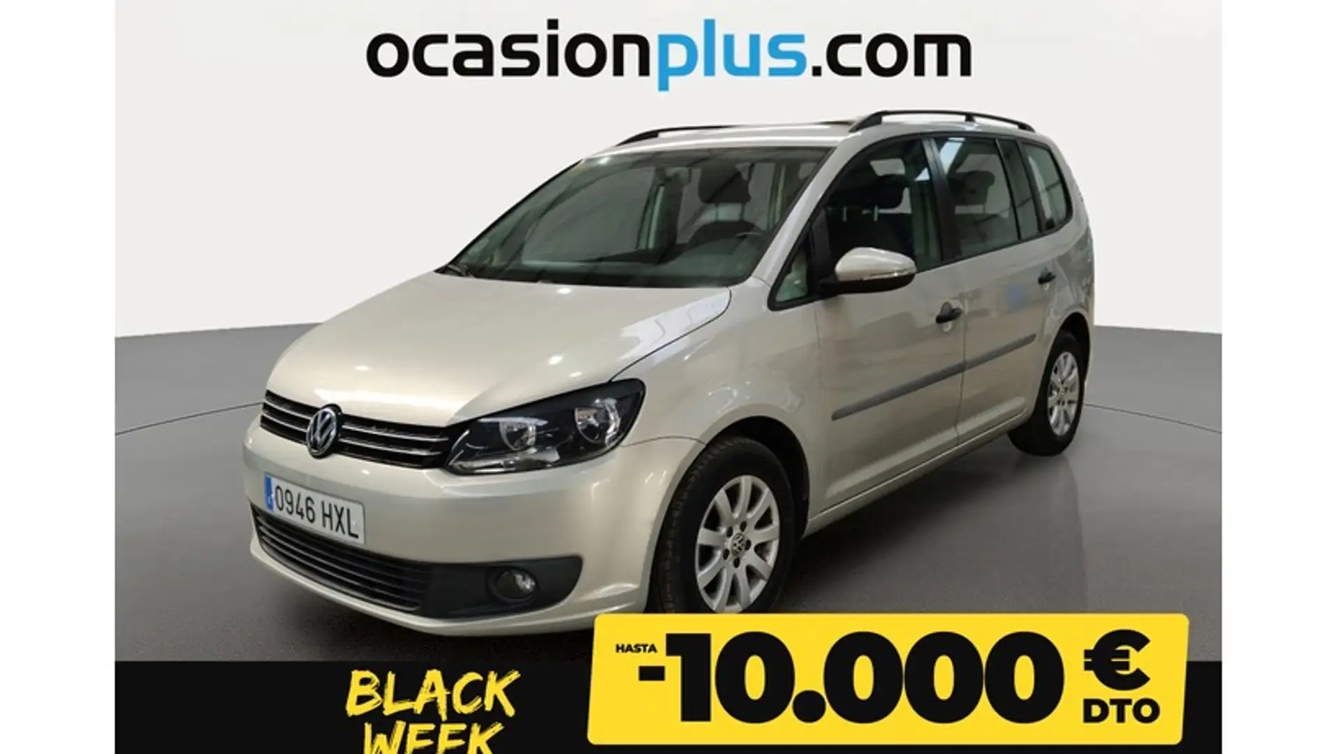 Volkswagen Touran 1.6TDI Edition BMT 105 Plateado - 1