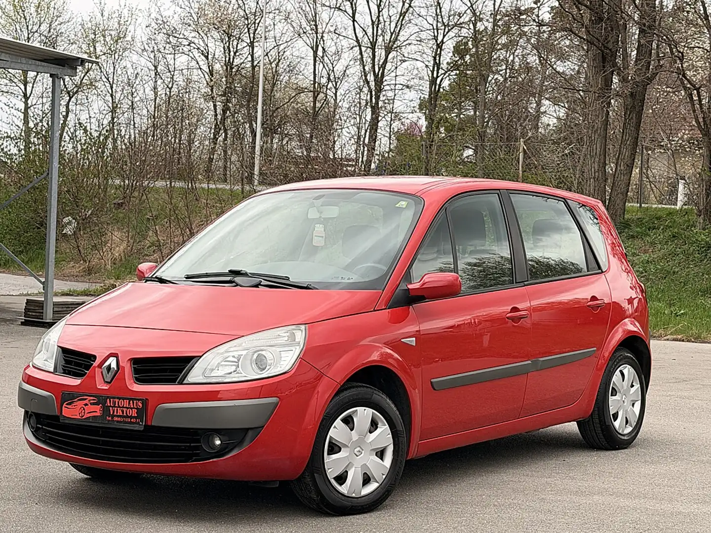 Renault Scenic Megane Scénic *PICKERL NEU,SERVICE HEFT* Rot - 1