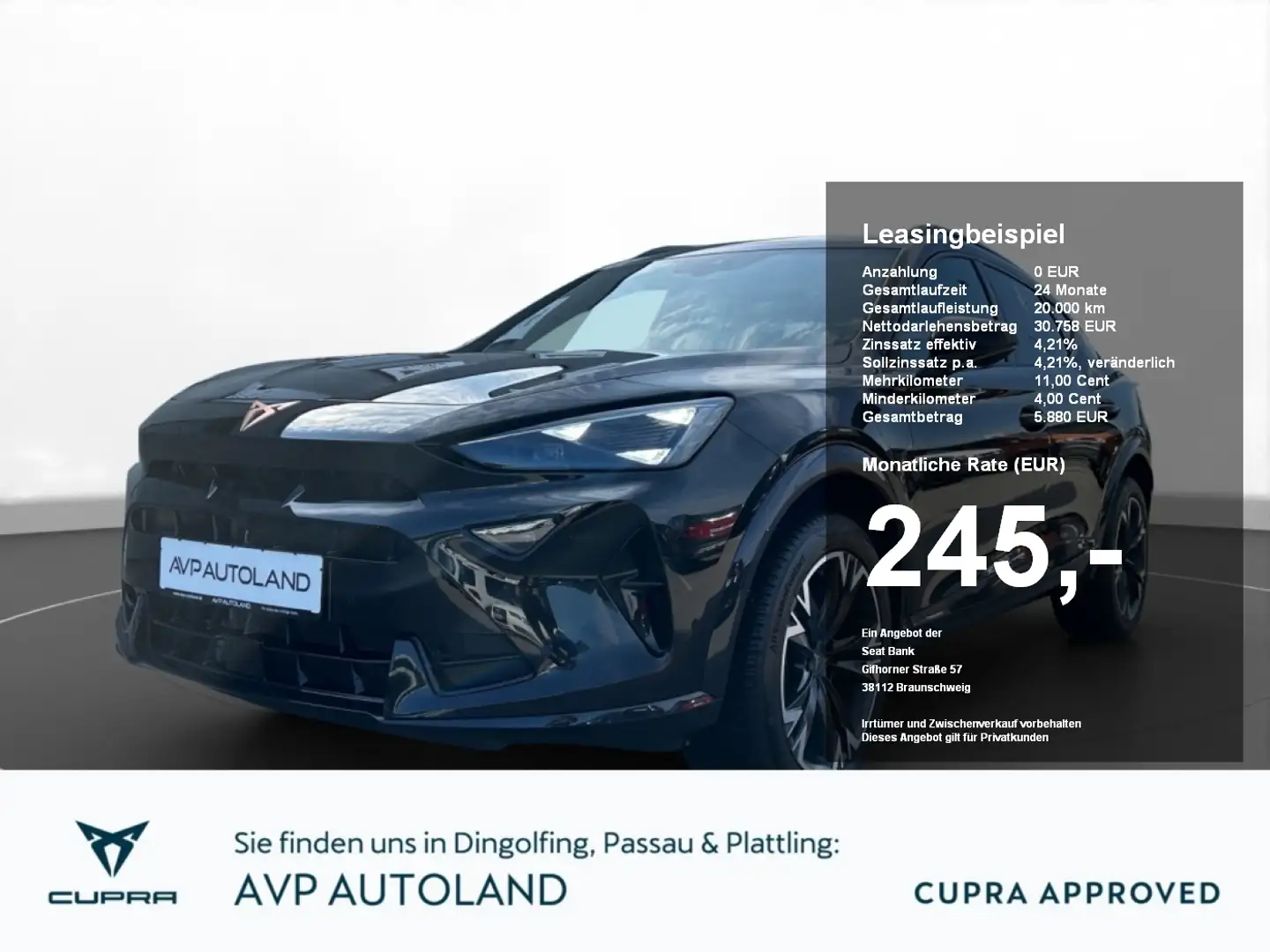 CUPRA Formentor 1.5 eTSI DSG Facelift | NAVI | ACC | Noir - 1