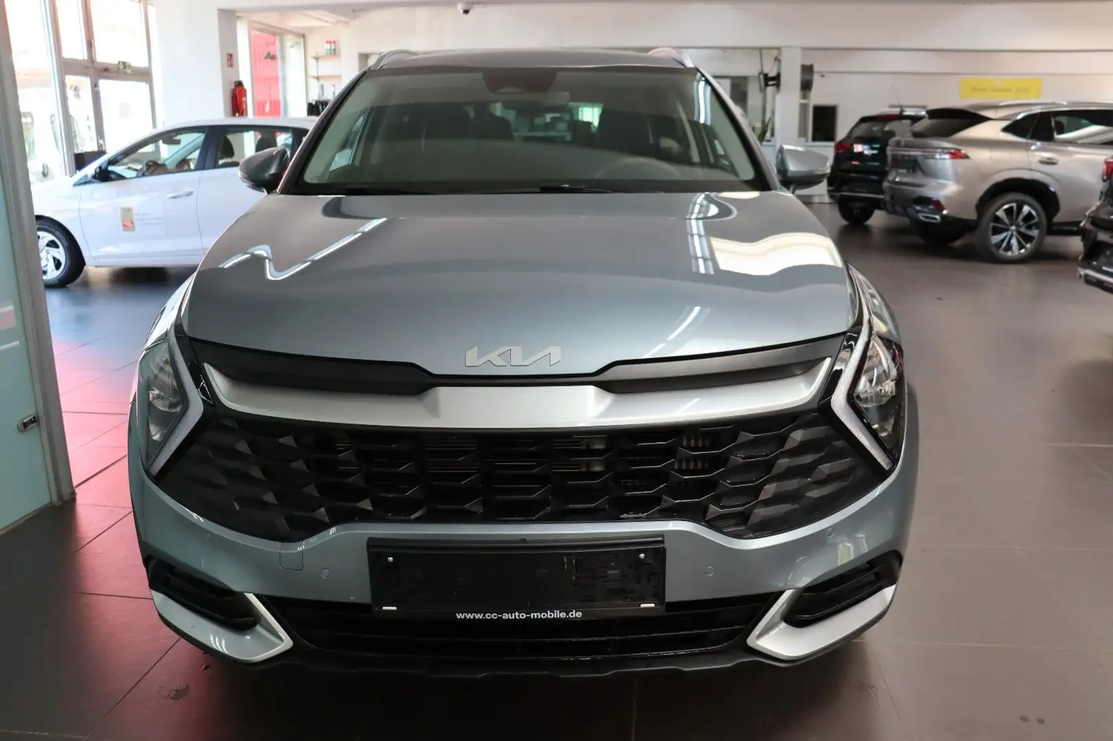 Kia Sportage 1.6 48V T-Leder Skey LED SHZ LHZ AKTION Zilver - 2