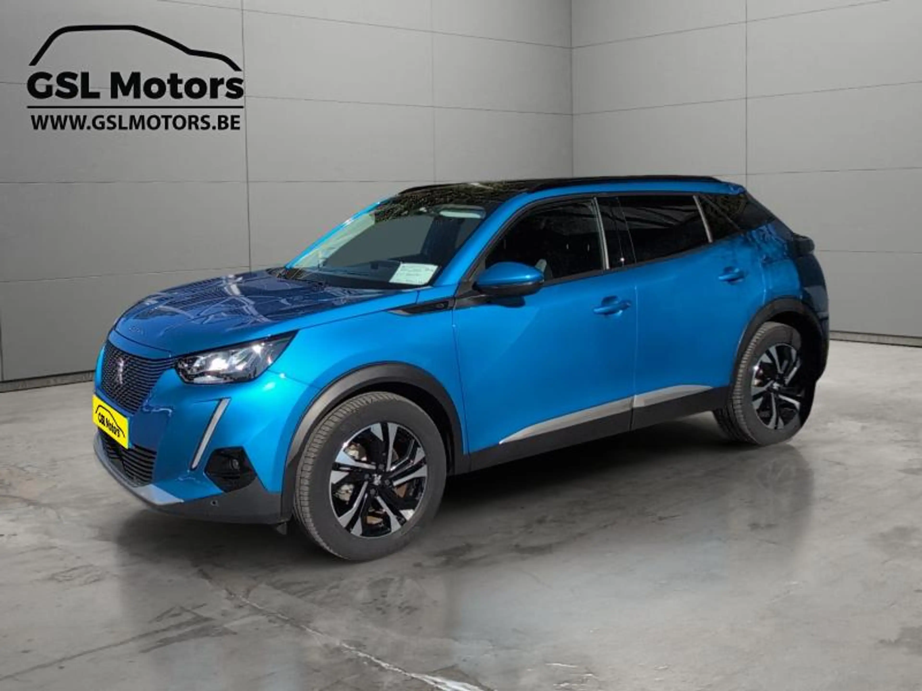 Peugeot e-2008 50KWh 136cv Automatique bleu 10/21 15.342km Airco
