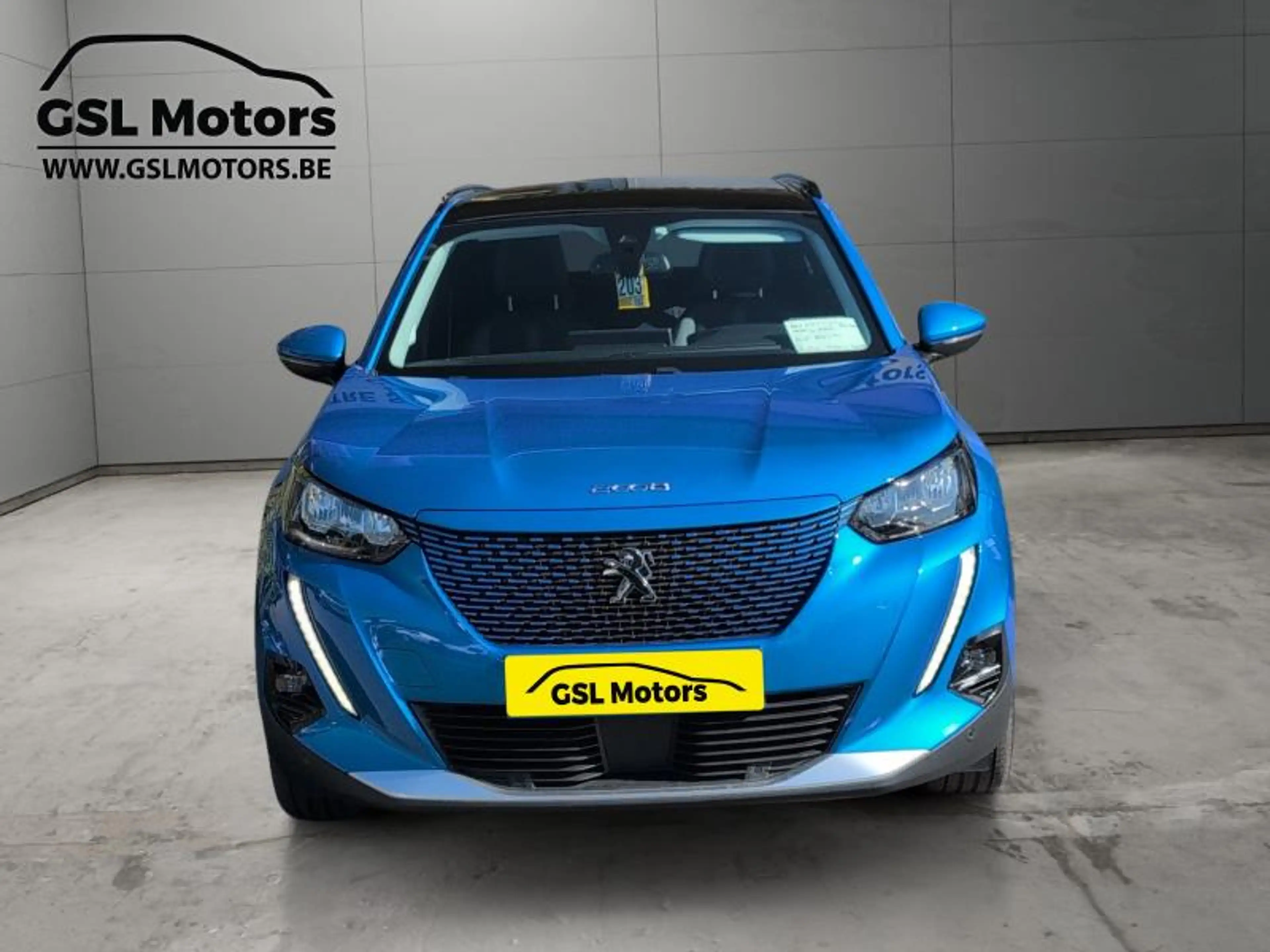 Peugeot e-2008 50KWh 136cv Automatique bleu 10/21 15.342km Airco — photo 2