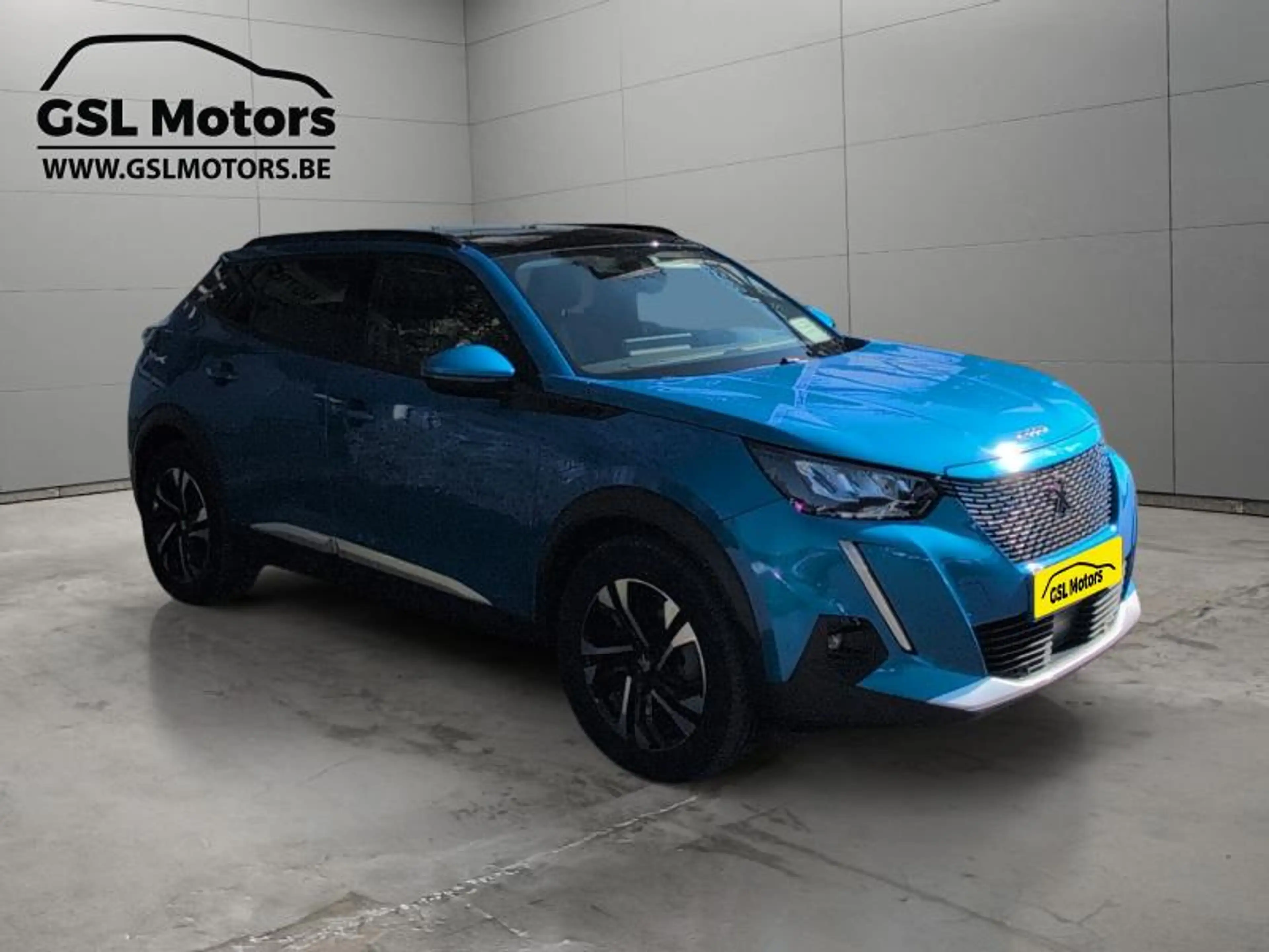 Peugeot e-2008 50KWh 136cv Automatique bleu 10/21 15.342km Airco — photo 3