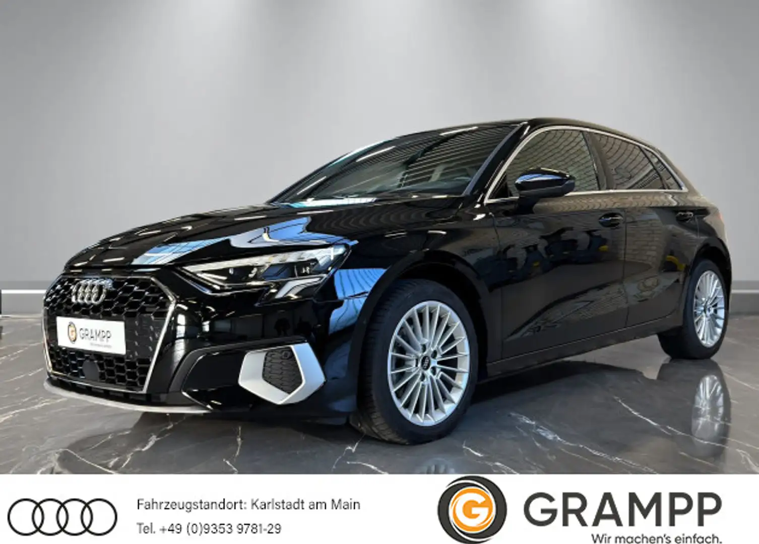 Audi A3 advanced 35 TDI +AHK+KAMERA+VIRTUAL Schwarz - 1