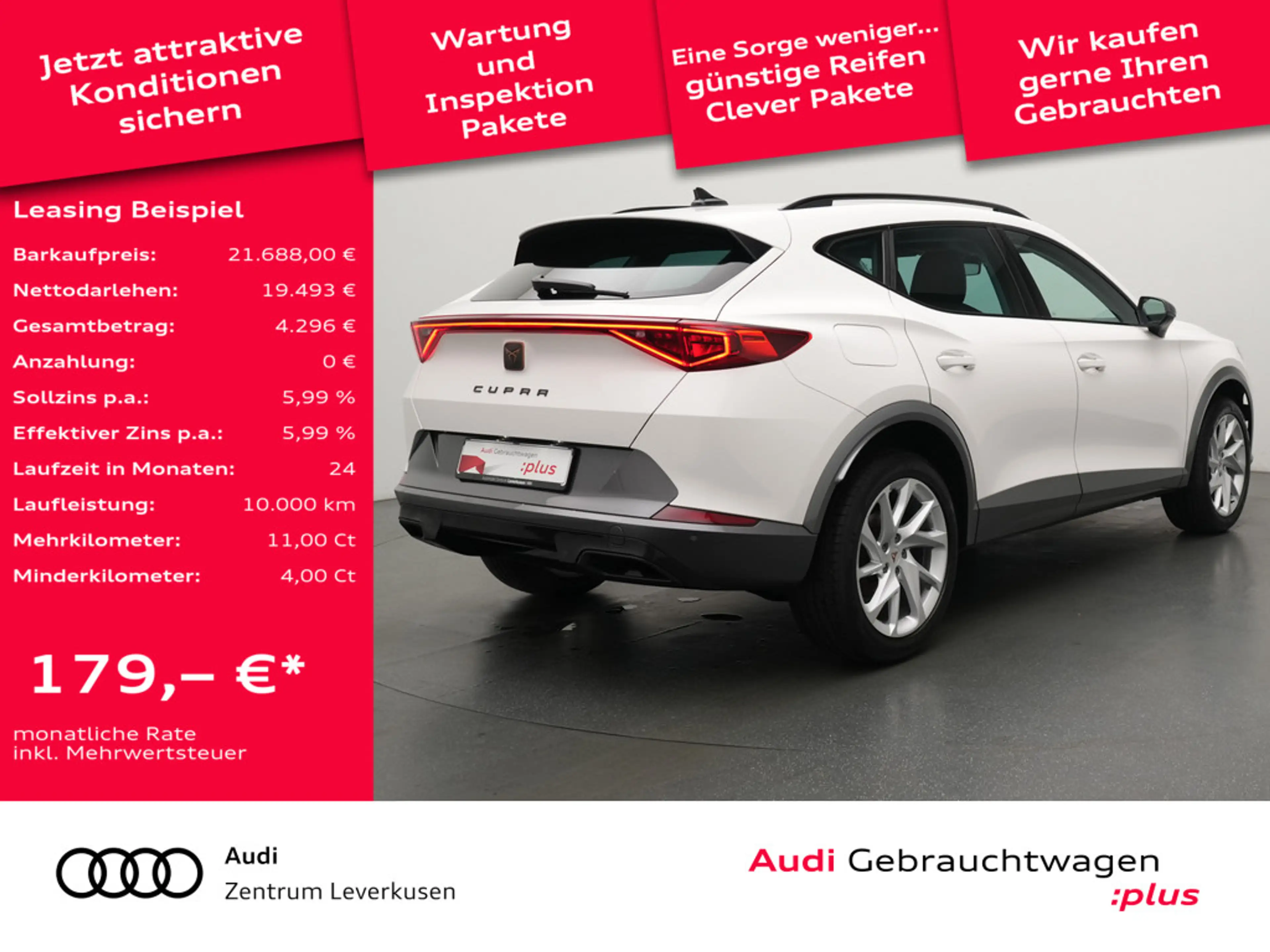 CUPRA Formentor NAVI VIRT ACC LEDER SHZ CARPLAY LED — photo 2