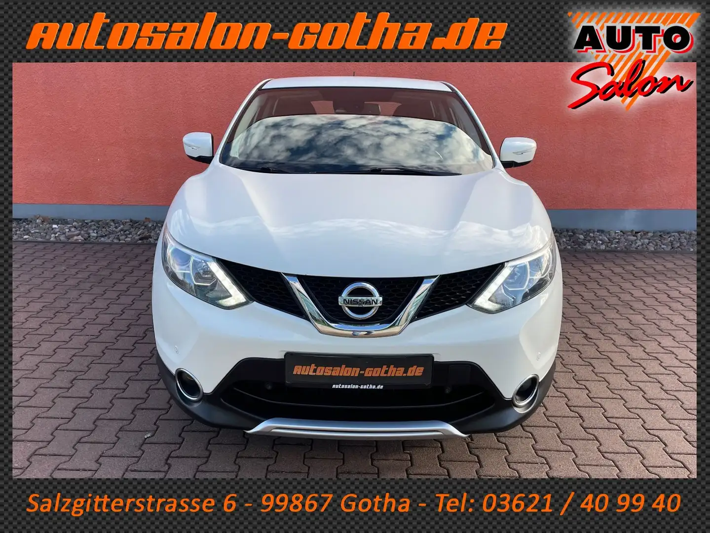 Nissan Qashqai Acenta+ 1.6 DCi AHK+CAM NAVI DAB SHZ 17" Weiß - 2