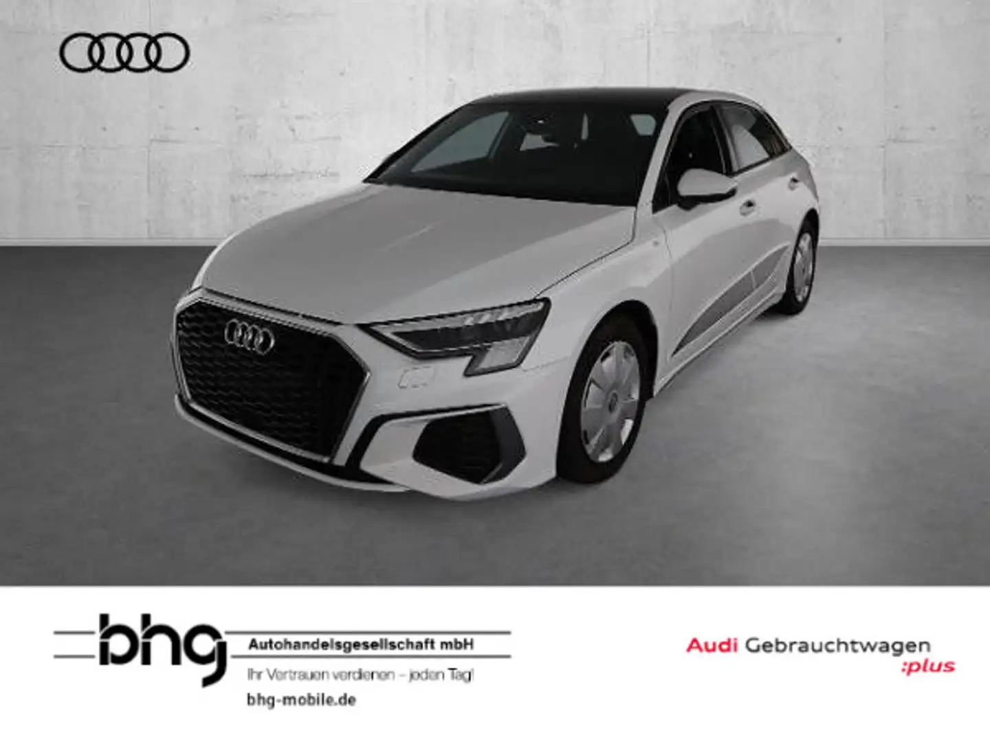 Audi A3 30 TDI S-tronic S-Line Pano Matrix Weiß - 1