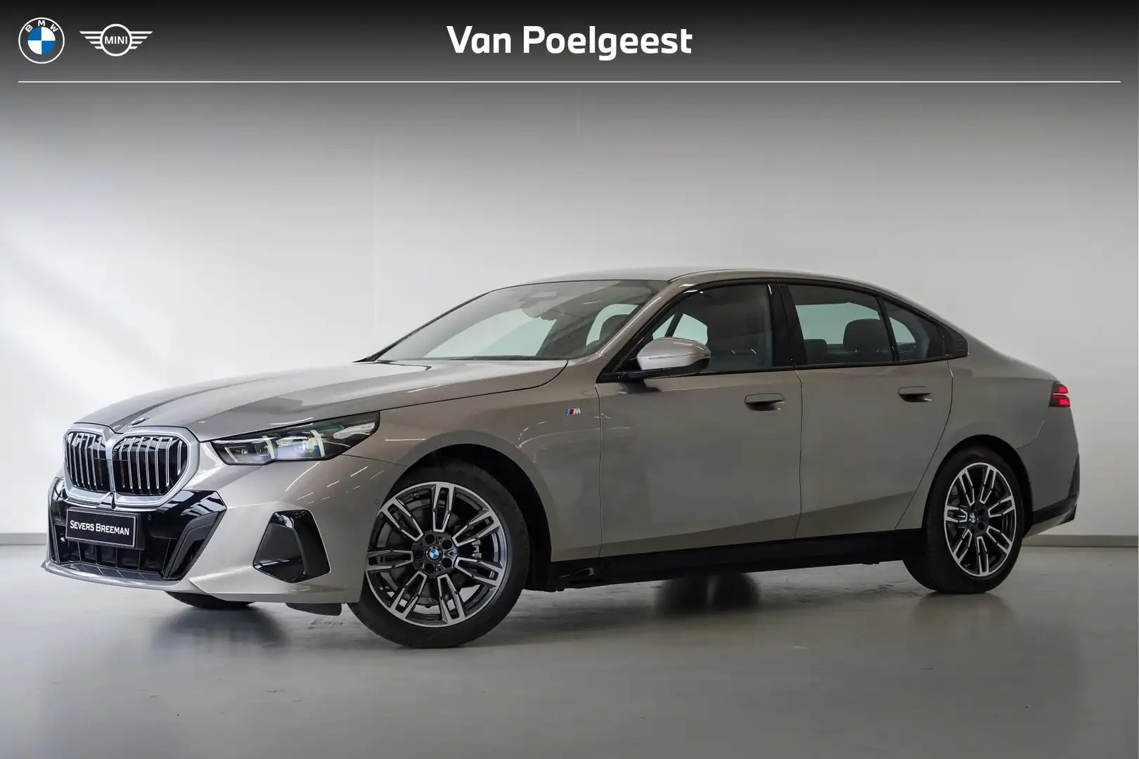 BMW 520 5 Serie Sedan 520i M Sportpakket Aut. Beige - 1