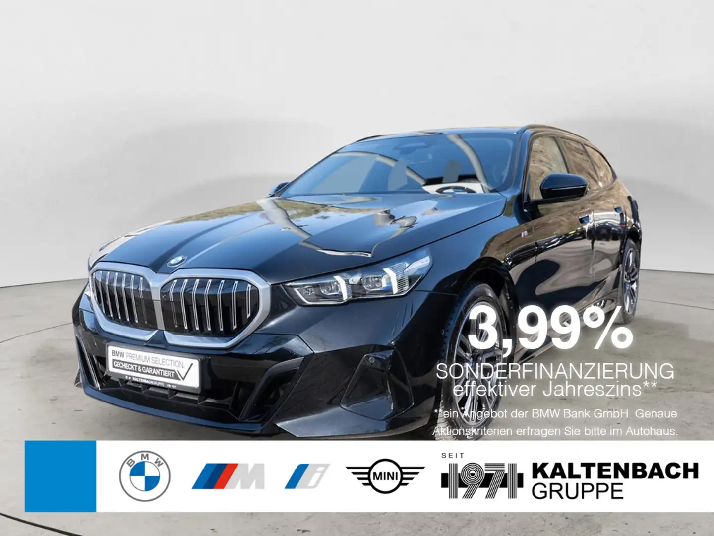 BMW 520 d Touring M-Sport AHK HUD LED STANDHZ ACC Schwarz - 1
