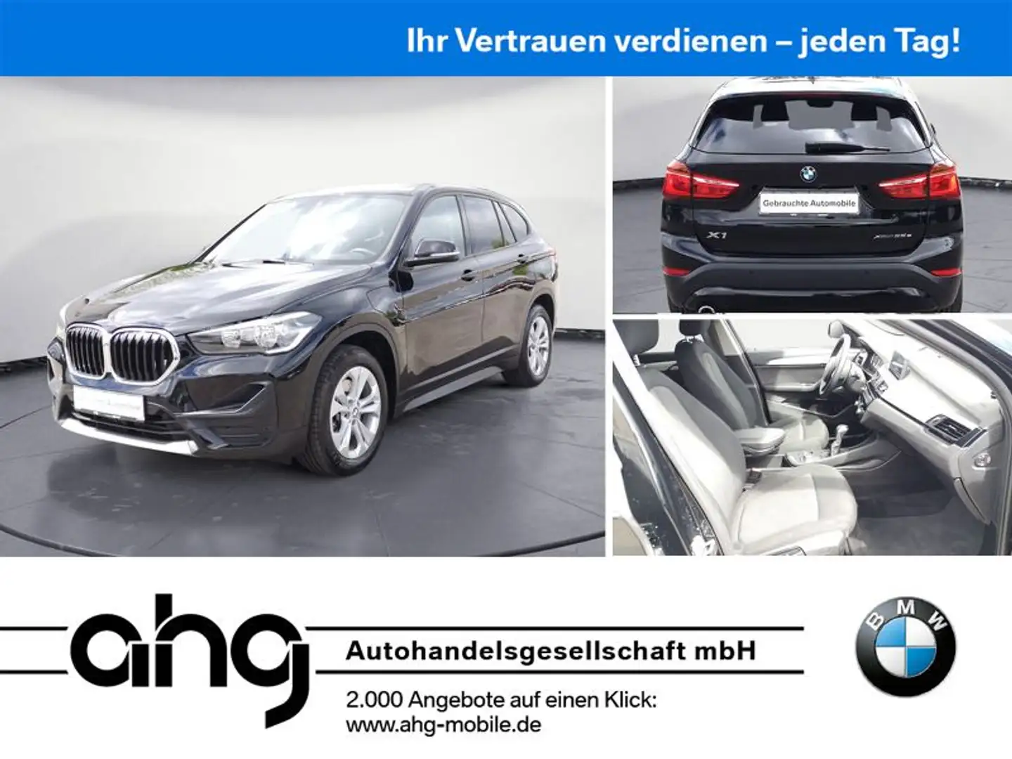 BMW X1 xDrive25e Advantage Steptronic Aut. Klimaaut. Nero - 1