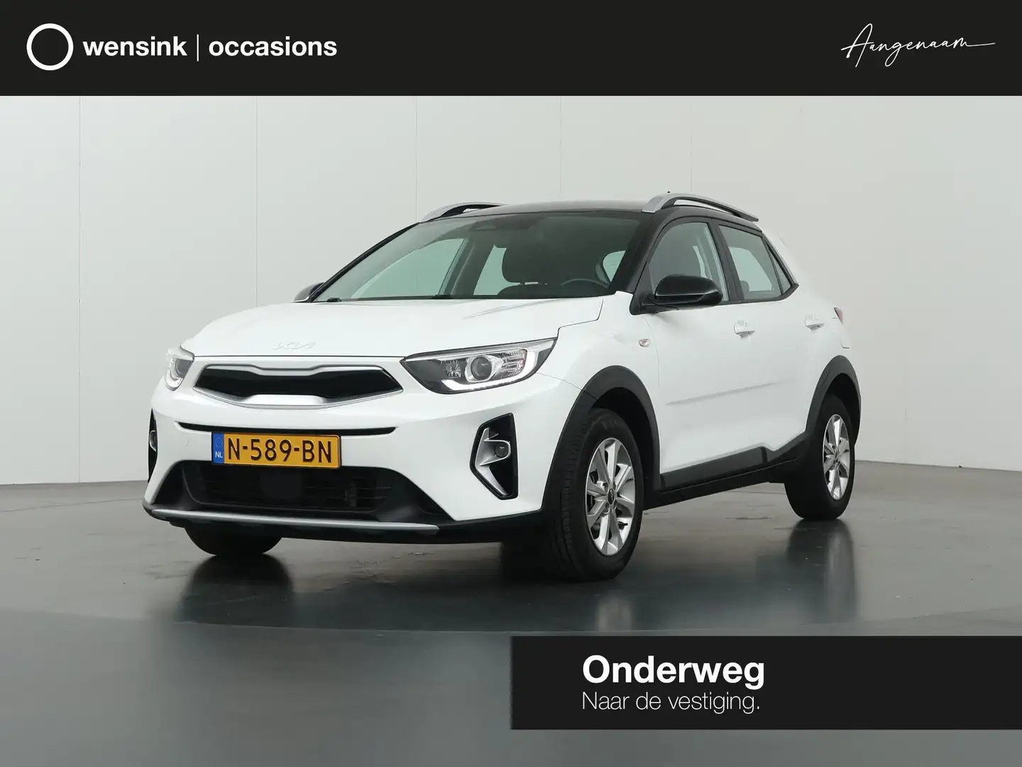 Kia Stonic 1.0 T-GDi MHEV DynamicLine | Parkeercamera | Bluet Weiß - 1
