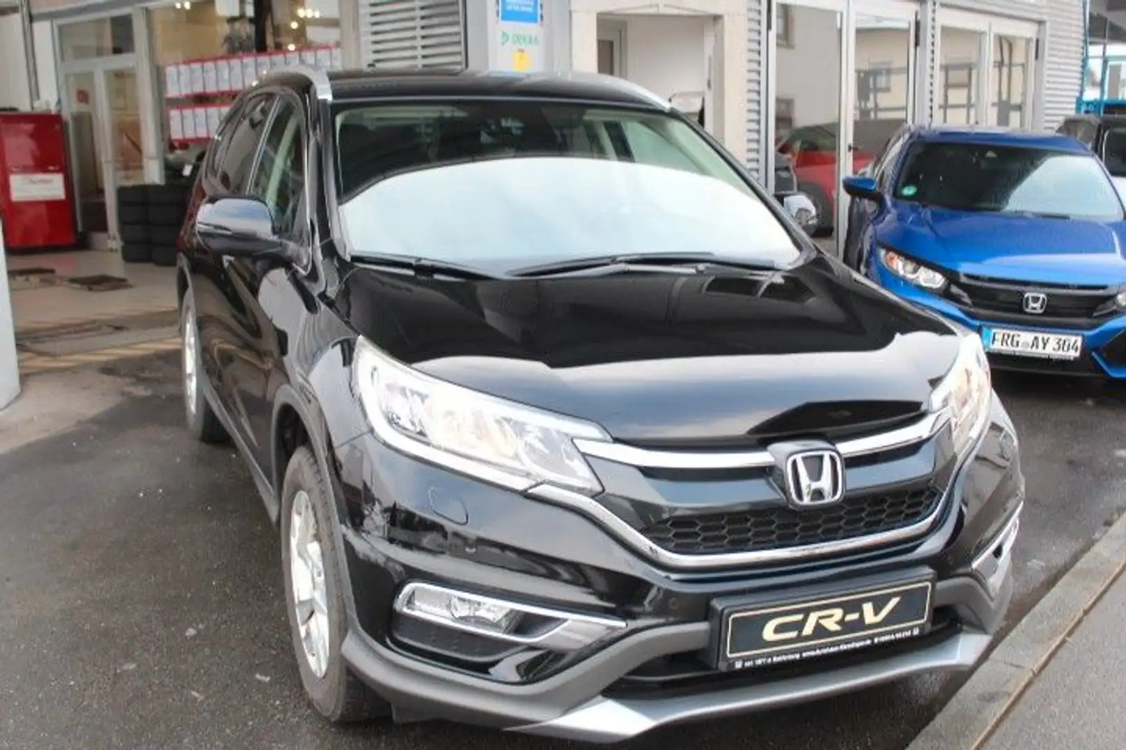 Honda CR-V 1.6i DTEC 4WD Elegance, Navi, AHK Schwarz - 2