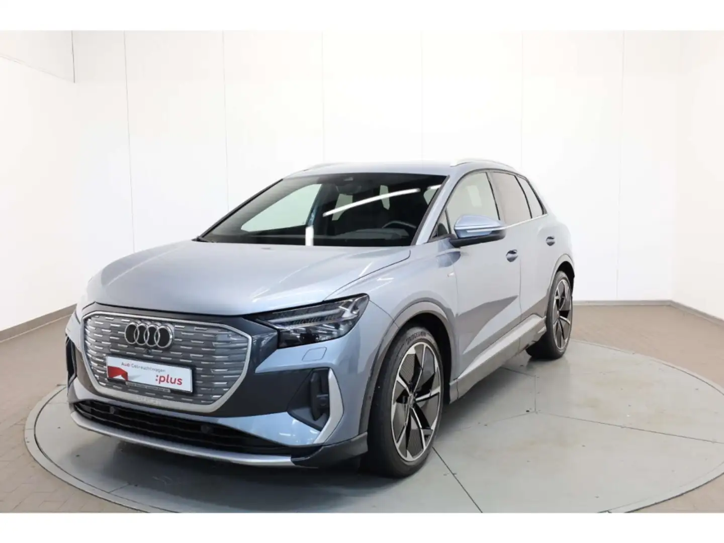 Audi Q4 e-tron 50 quattro S line Bleu - 2