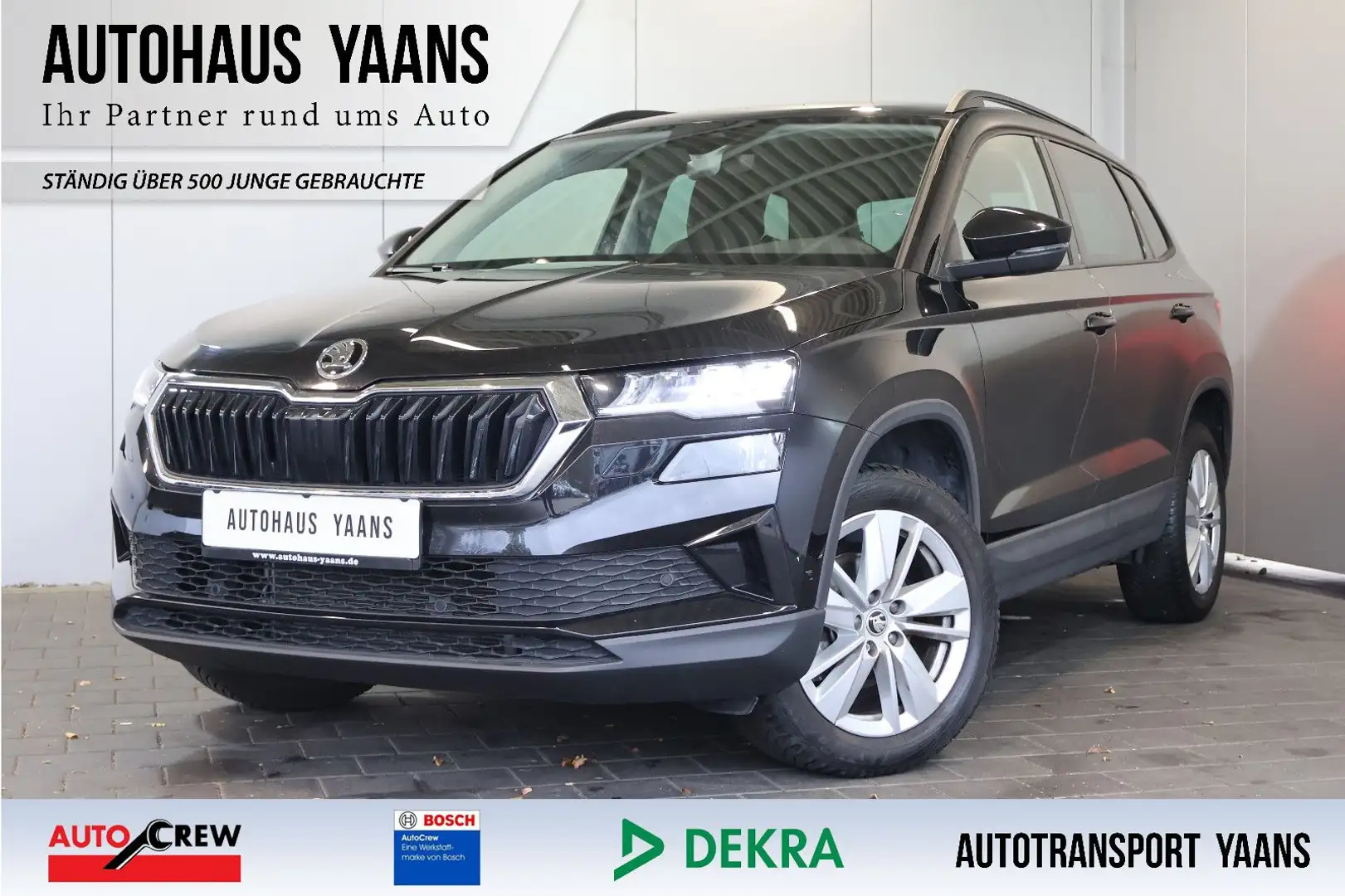 Skoda Karoq 1.0 TSI Selection AID+ACC+SIDE+KAM+LED+17" Schwarz - 1