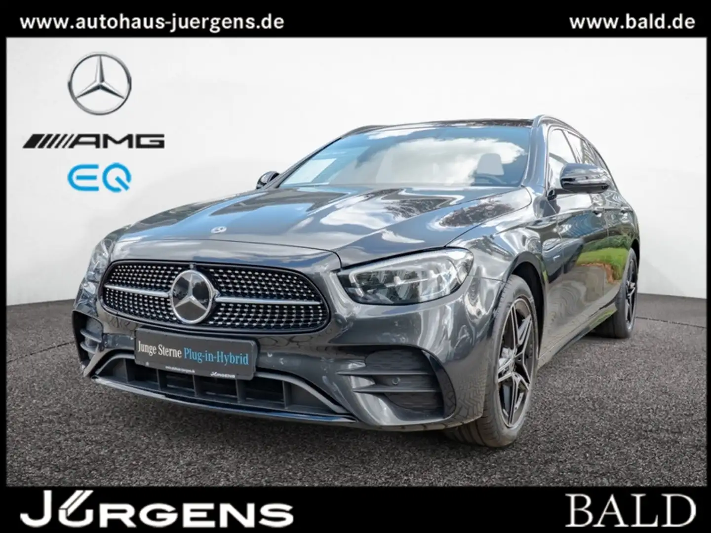 Mercedes-Benz E 300 de T AMG-Sport/360/Pano/AHK/Night/Distr/18 Grijs - 2