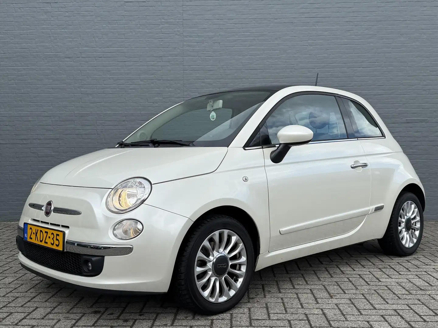 Fiat 500 1.0 65pk Twinair Lounge | Panoramadak | All Season Blanc - 1