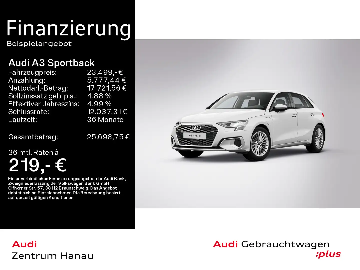Audi A3 40 TFSIe S tronic ADVANCED *LED*KAM Wit - 1