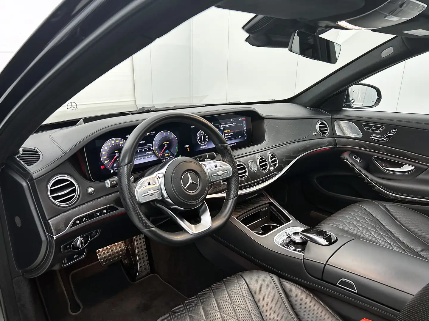 Mercedes-Benz S 560 E Lang AMG-Line Premium Plus Elec.stoelen en gordijn Negru - 2