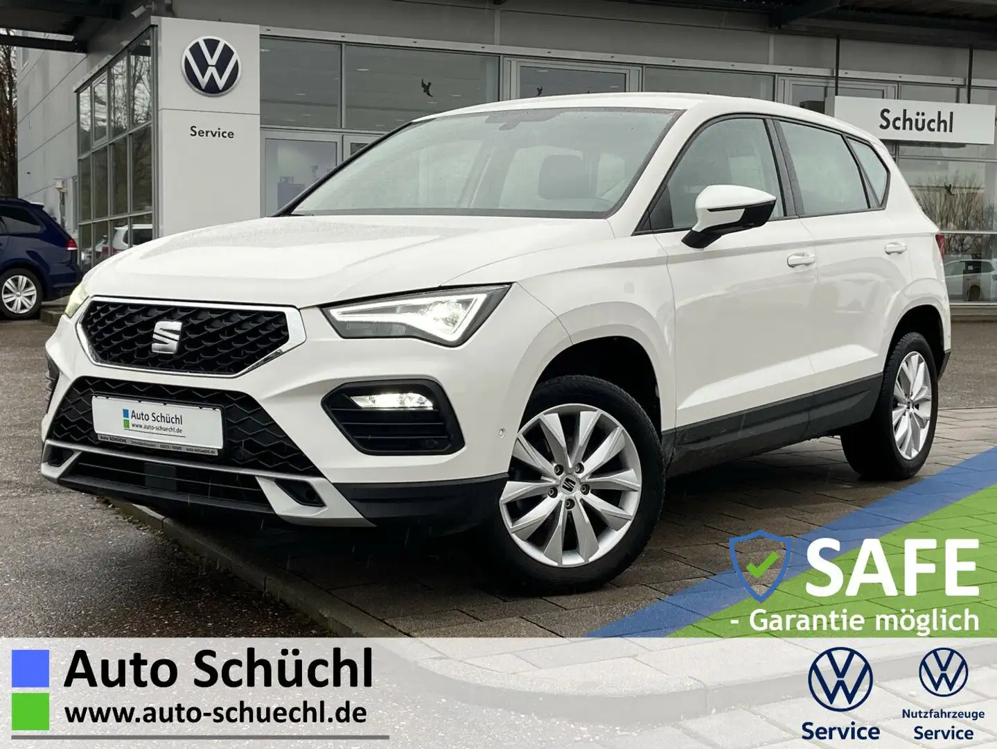 SEAT Ateca 1.5 TSI Style 17"+NAVI-PRO+LED+AHK+PARKASS Weiß - 1