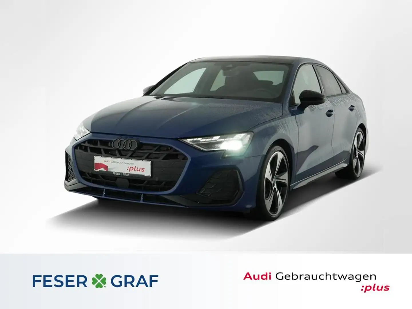 Audi A3 Lim 35 TFSI S tronic S Line Int Leder,Matrix,Navi, Blau - 1