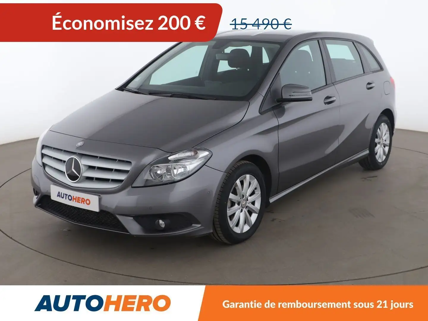 Mercedes-Benz B 180 180 Classic 7G-DCT Gris - 1