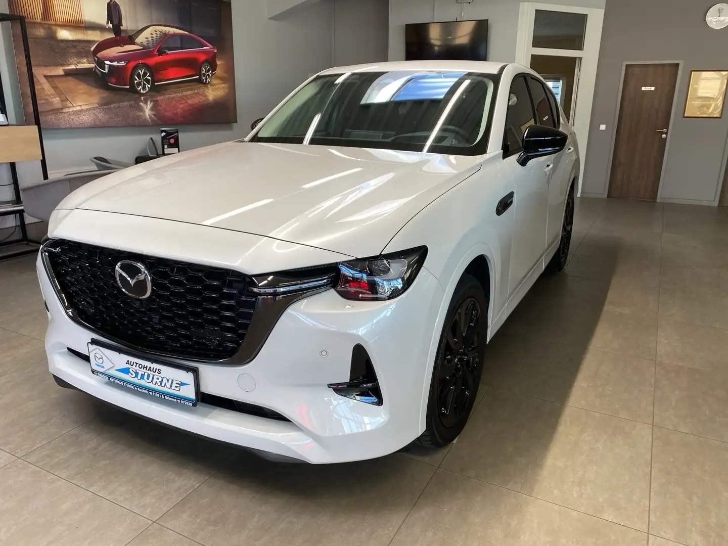 Mazda CX-60 💥Homura AWD/ 360°Kamera/Bose/Voll-LED💥 Weiß - 1