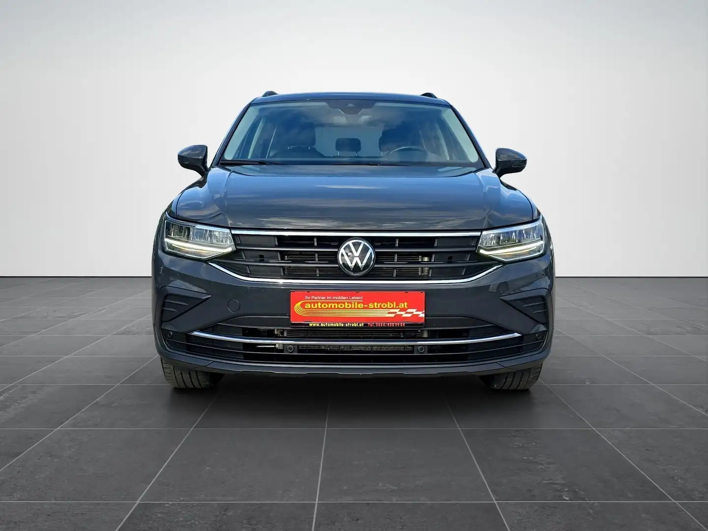 Volkswagen Tiguan 2.0 TDI 4Mot. LED ACC Standhzg GARANTIE Grijs - 2