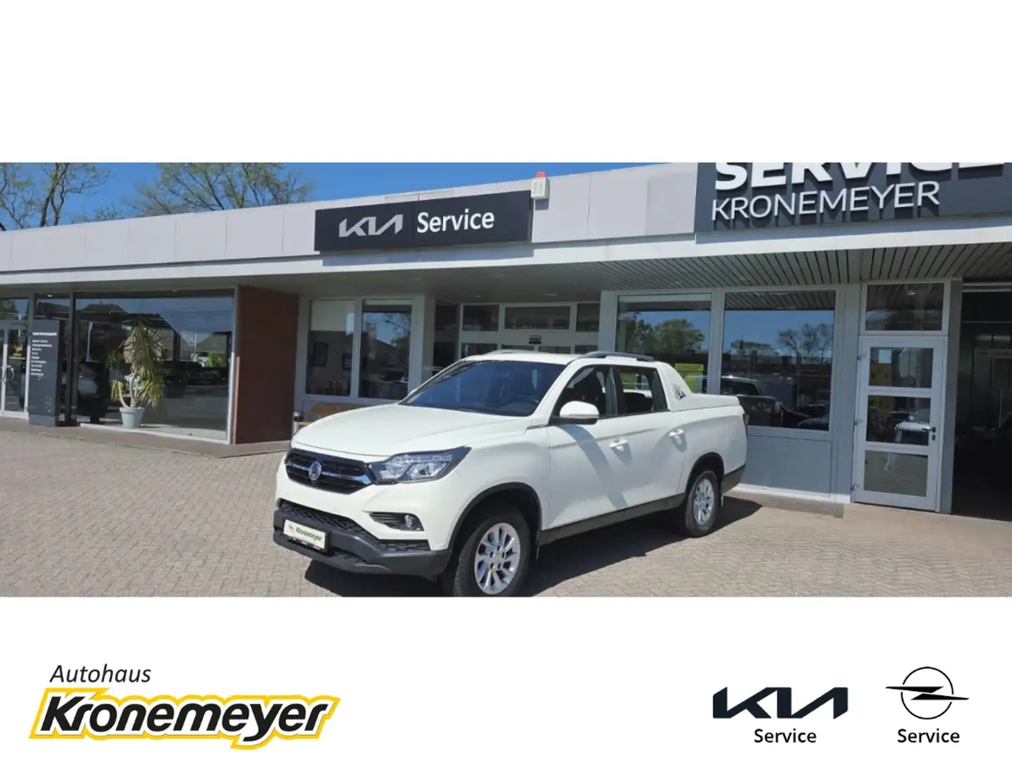 SsangYong Musso Grand 4WD Quartz Pickup Navi Rückfahrkamera Weiß - 1