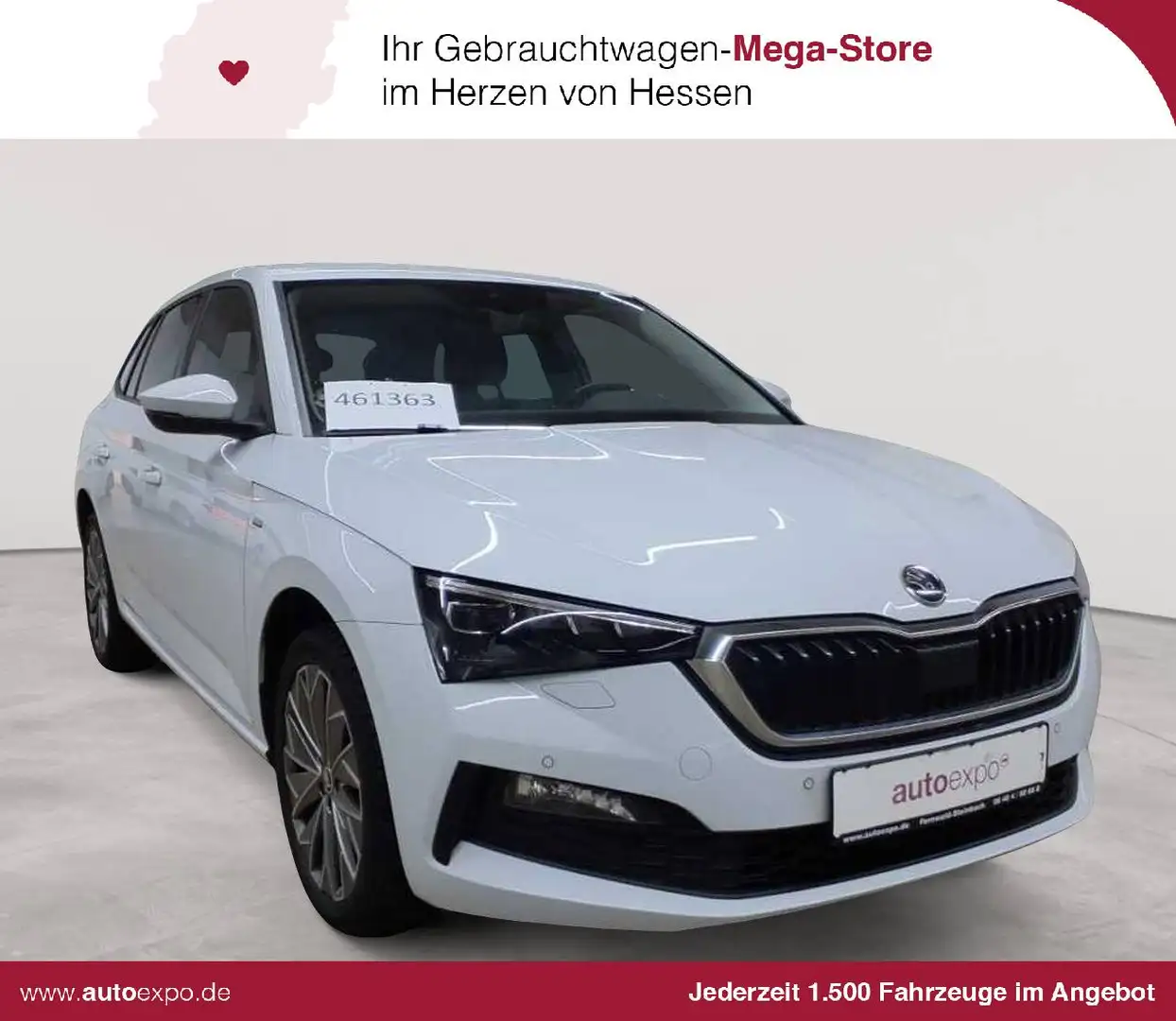 Skoda Scala Scala 1.5 TSI DSG Clever AK NAV RFK Weiß - 1