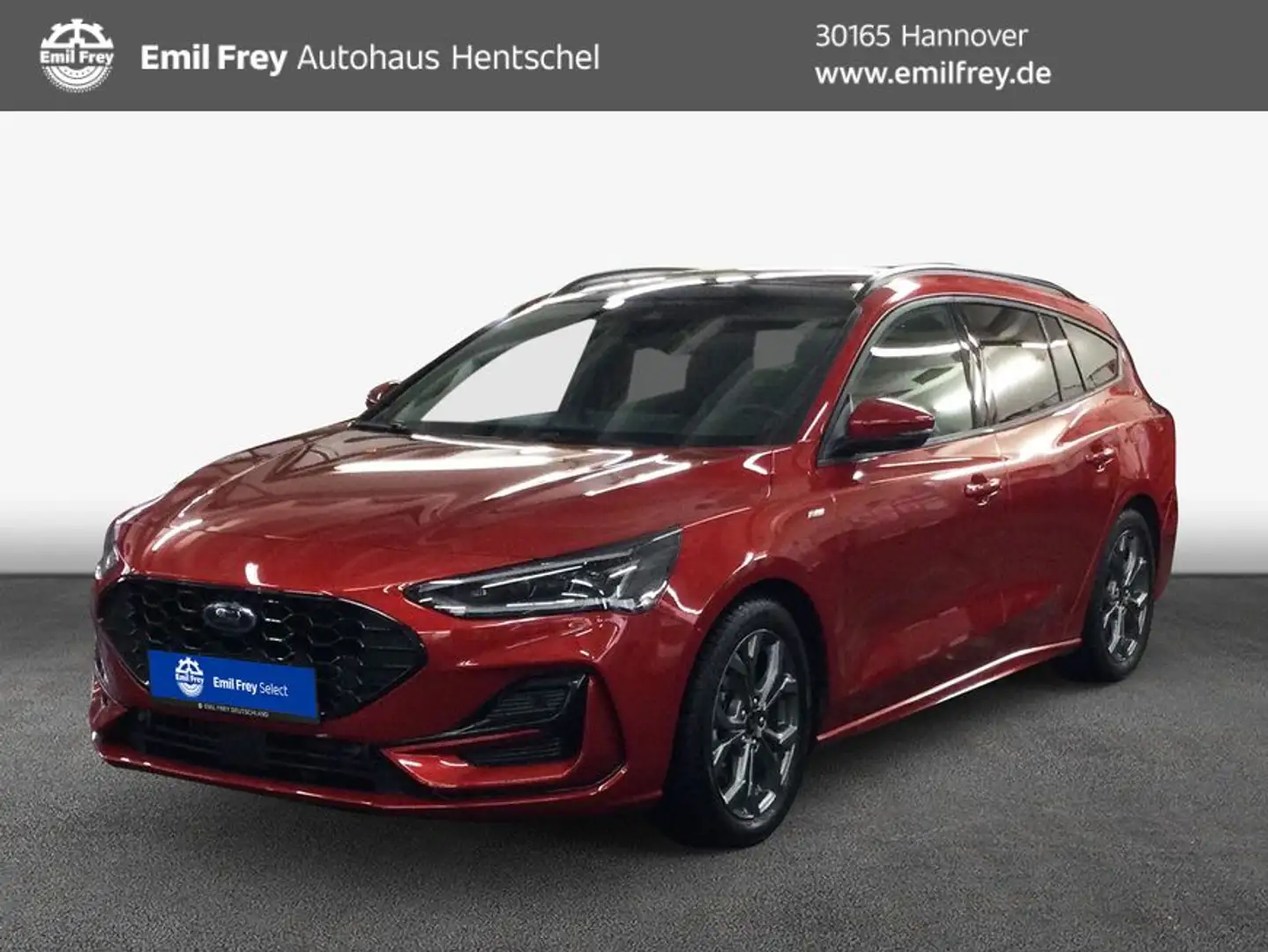 Ford Focus Turnier 1.0 EcoBoost Hybrid Aut. ST-LINE Rot - 1