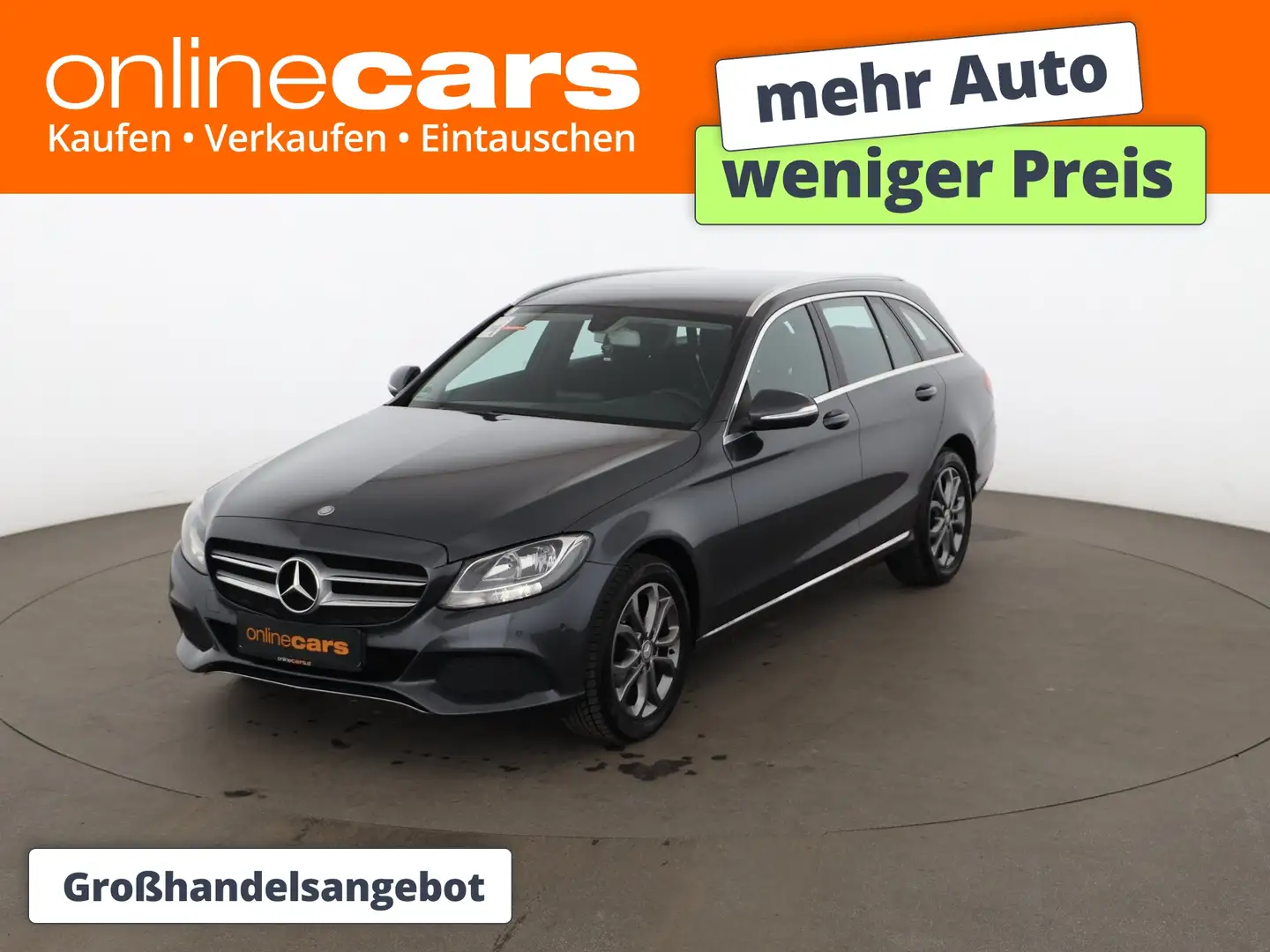 Mercedes-Benz C 180 T Avantgarde Aut NAVI SITZHZG TEMPOMAT Grau - 1