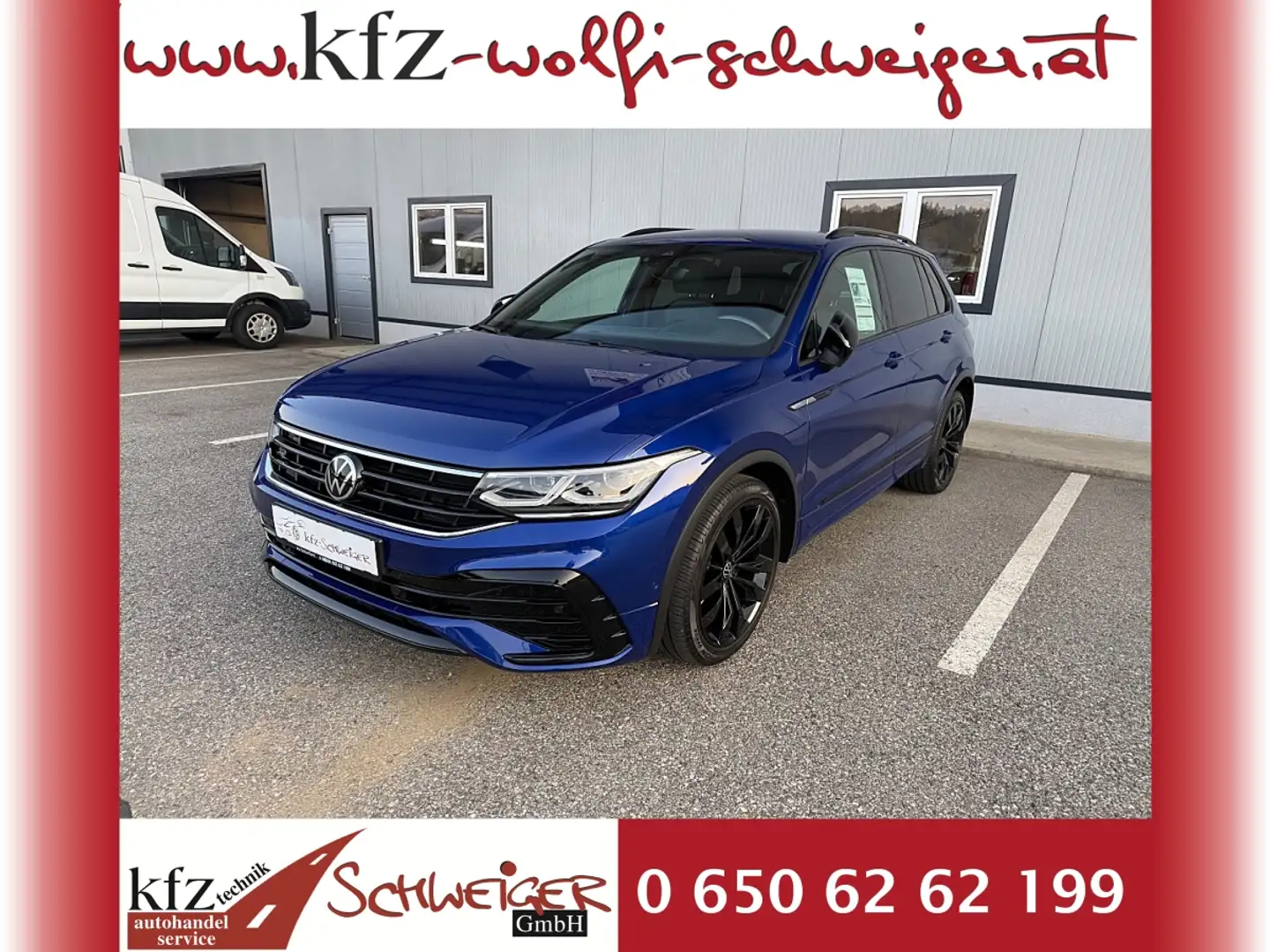 Volkswagen Tiguan 2,0 TDI 4Motion R-Line DSG Blau - 1