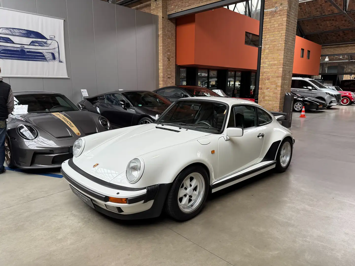 Porsche 930 911 Turbo (930)weiss/grün*39tkm* D Weiß - 2