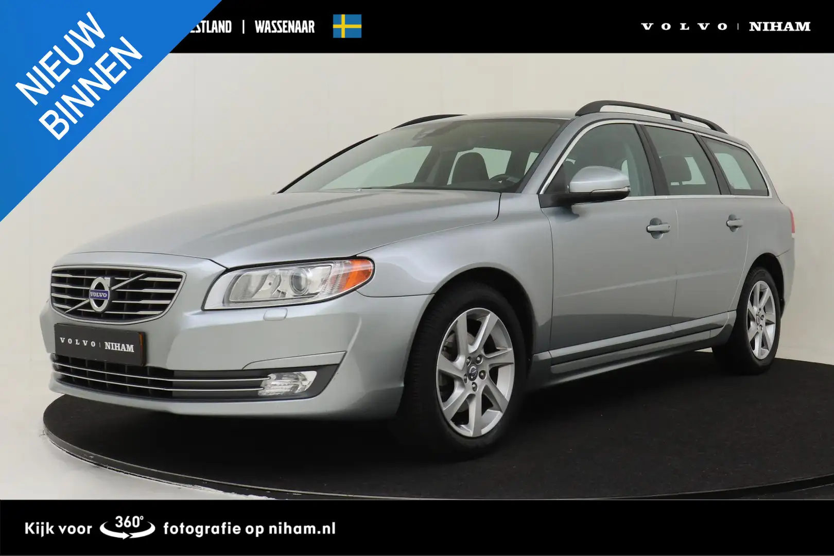 Volvo V70 T4 AUT. NORDIC+ -ADAP.XENON|RTI|VERW.VOORSTOELEN|S Grijs - 1