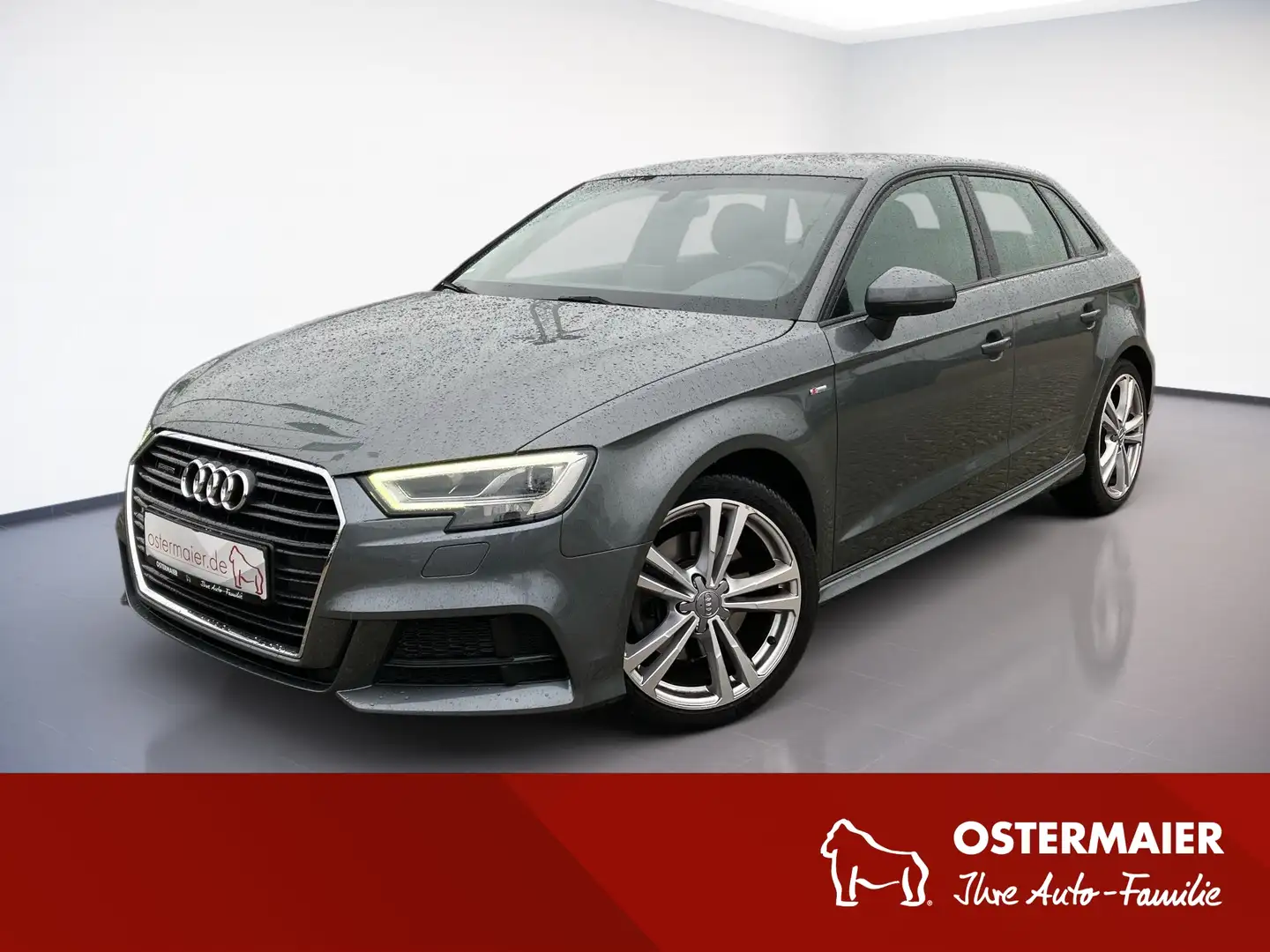 Audi A3 Sportback 2.0TFSI 40 quattro S-tronic XENON.SHZ.PD Gris - 1