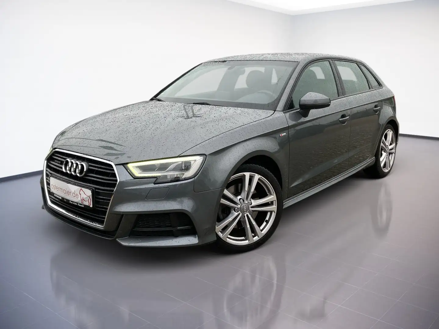 Audi A3 Sportback 2.0TFSI 40 quattro S-tronic XENON.SHZ.PD Gris - 2