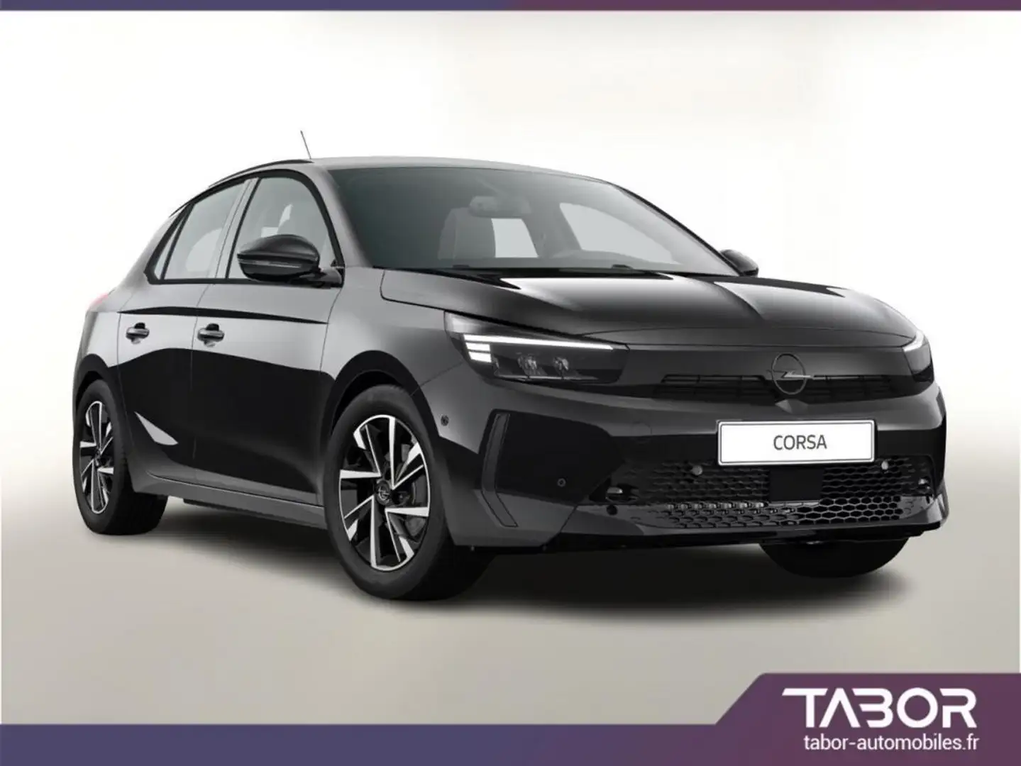 Opel Corsa 1.2 Turbo 100 GS LED 16p cam PDC DAB Noir - 1