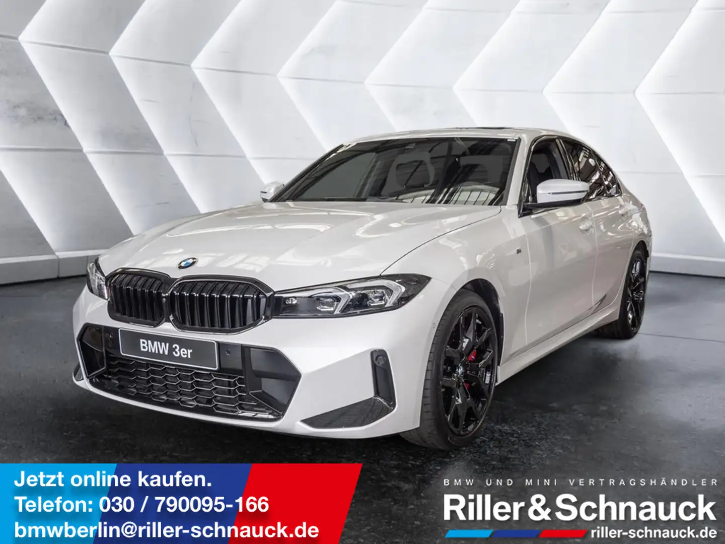 BMW 320 i M-Sport Pro H/K HGSD NAVI HUD LED 360° Weiß - 1