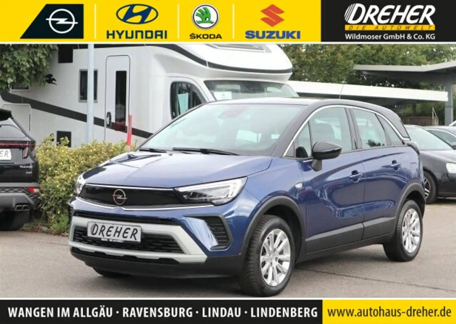 Opel Crossland Crossland 1.2 Turbo Elegance Autom./LED/Kamera BC Blau - 1