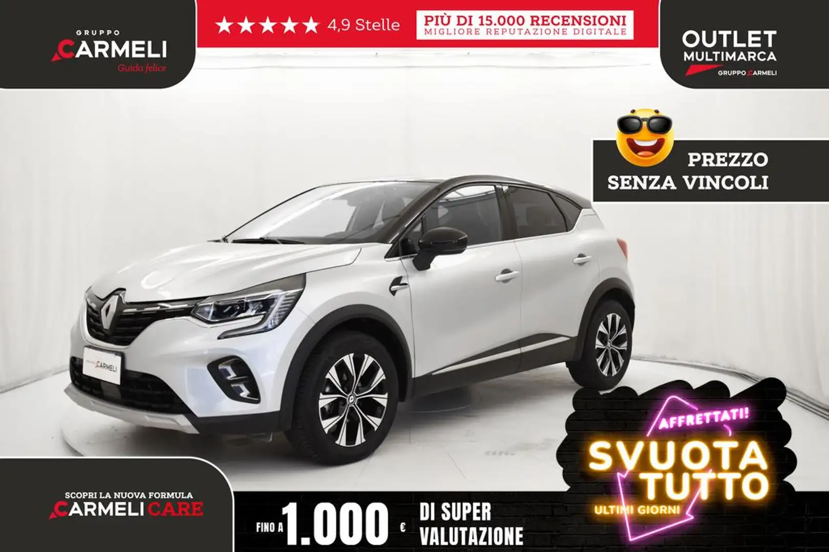 Renault Captur 1.0 tce Techno 90cv Gris - 1