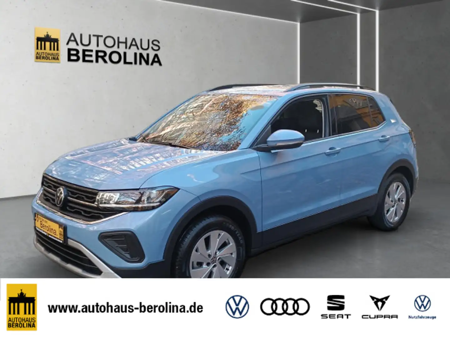 Volkswagen T-Cross 1.0 TSI Life DSG *ACC*R-CAM*App-Connect* Blau - 1