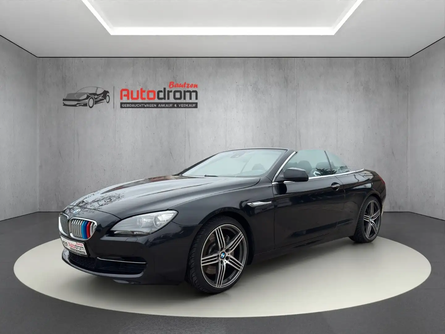 BMW 650 Baureihe 6 Cabrio 650i xDrive Head-Up PDC Schwarz - 1