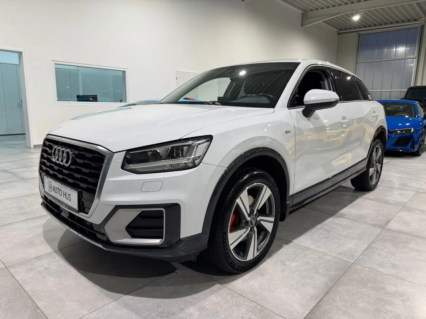 Audi Q2 1.5TSI S-Line Navi/Tempomat/LED/PDC/AHK Blanc - 1