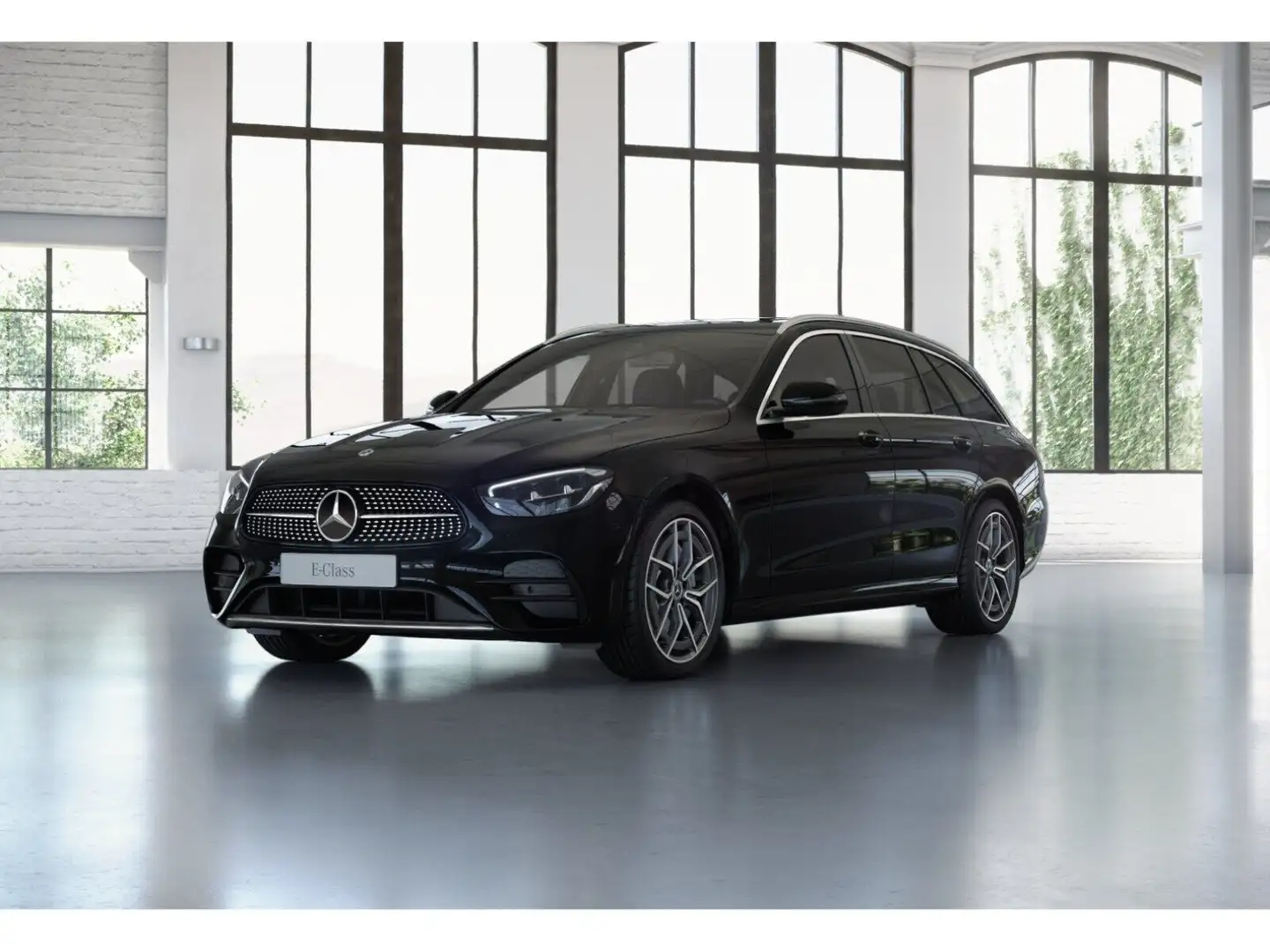 Mercedes-Benz E 220 d T-Modell AMG-Sport+Agility+Ambiente+AHK Schwarz - 1