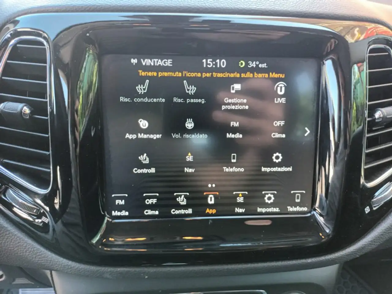 Jeep Compass 2000 MJT LIMITED 4X4 AUTOM 140CV CARPLAY"18 ITALIA, миниатюра 10